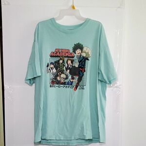 My Hero Academia Anime' Cartoon T.V. Show Men's T-shirt Funimation Size XL